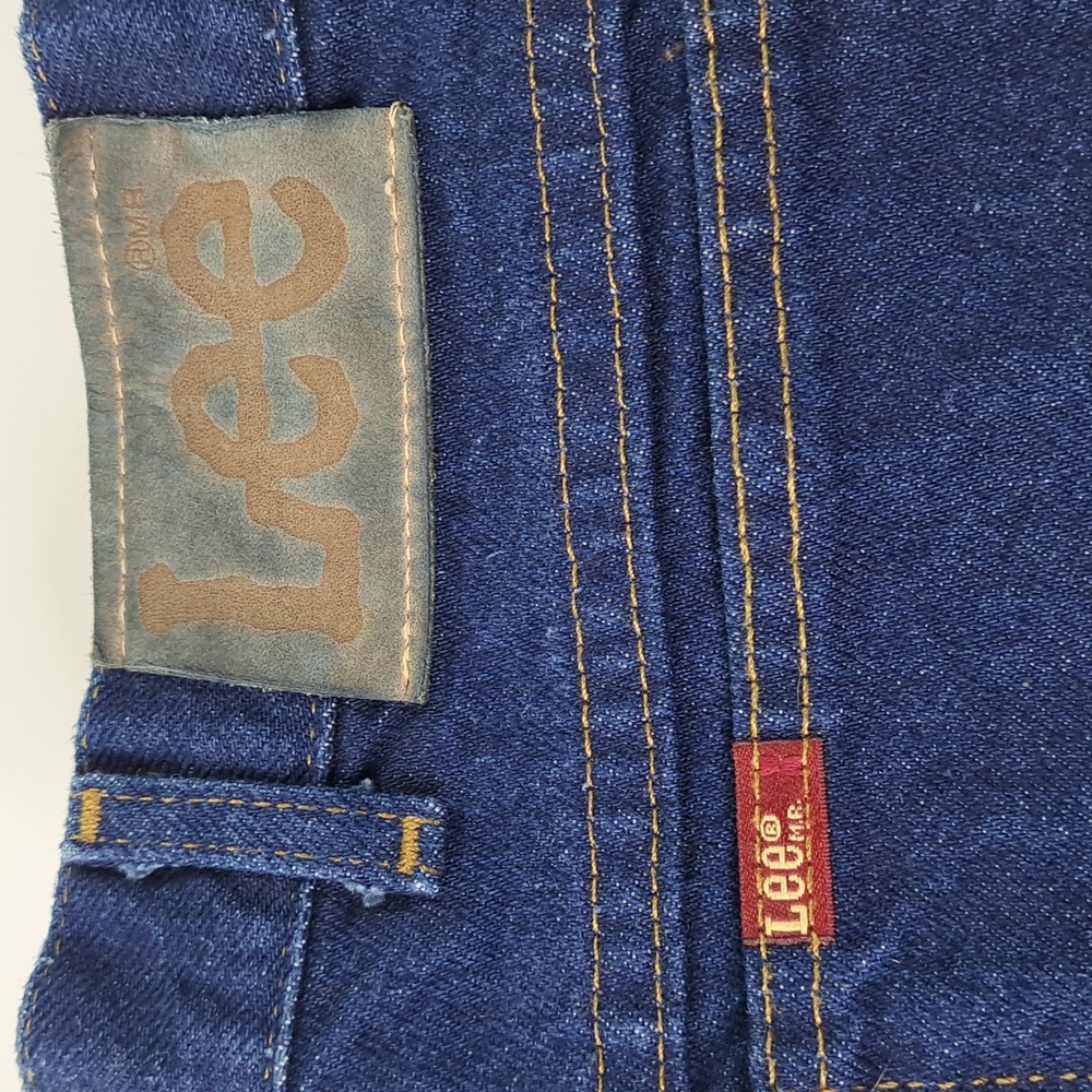 🇺🇲 Vintage Lee Straight Leg Blue Jeans Waist 30 Inseam 30.5 - Picture 11 of 17
